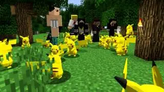 Minecraft пикачу