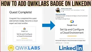How to add Qwiklabs badge on LinkedIn | Qwiklabs | LinkedIn | Google Cloud Platform