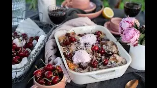 Oma's Kirschenmichel mit Joghurt Kirsch Eis