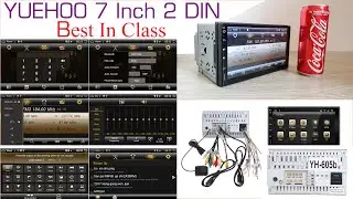 YUEHOO 7 Inch LCD Touchscreen - Android 10 - 2 Din Car MP5 Player - Best Value 2020