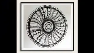 Thank you for watching. Zentangle 22