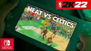 Nba2k22 Nintendo switch lite HEAT VS CELTICS