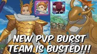 Red Arthur and Blue Galland Burst Team is BUSTED - 3.9k Global PVP - Seven Deadly Sins: Grand Cross