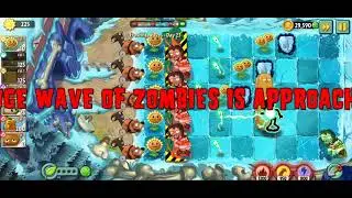 Game Play Plants Vs Zombies2 Frostbite Caves Day 23
