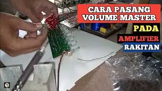 How to install a master mixer volume for an amplifier