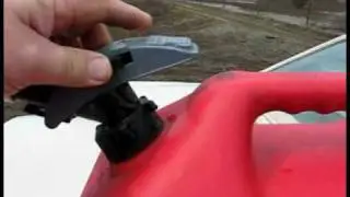 Can of gas and a match