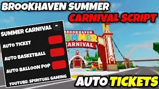Brookhaven Summer Carnival Script - Auto Collect Tokens
