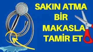 Su Kaçıran Duş hortumunu Atmayın💧💧💧 Tamiri çok kolay💯