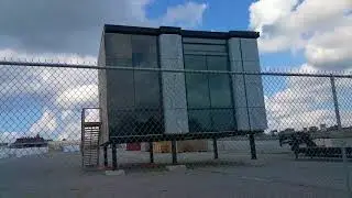 Construction building facade mockup full scale front sections