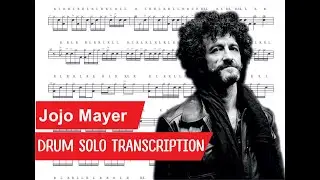 Jojo Mayer - Drum Solo Transcription (PDF)