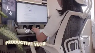 productive vlog | twitch setup, beautymnl unboxing, samgyup at home ヽ(‘ ∇‘ )ノ