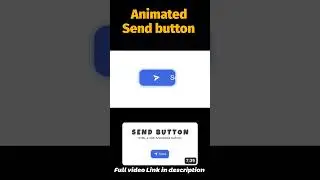 Animated Send Button | #htmlcss  #shorts   #webdesign