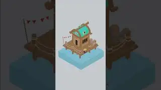 Blender 3.5 - Fisherman's Hut 