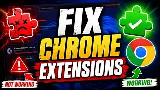 Fix Chrome Extensions Not Working & Loading Errors — Failed to Load, Greyed Out, Disabled (2025)