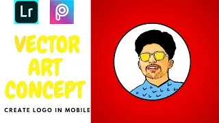 Picsart Cartoon Art Tutorial | Mobile editing ||  Vector Art | Picsart |   lightroom mobile tutorial