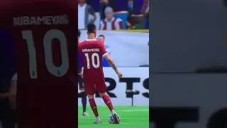 Auba with a classy freekick goal 😍. #eafc #likesharesubscribe #shorts #ligue1