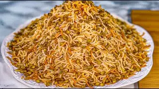 Afghan Mash Pulao Mung Bean Rice 😋 خوشمزه ترین ماش پلو به روش آشپزخانه مزار