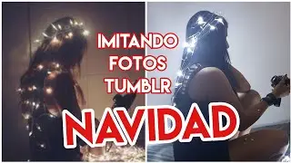 Imitando fotos tumblr de navidad || laly makeup