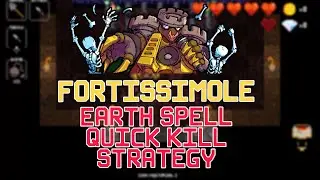 Fortissimole 1-5 Quick Kill Strategy with Earth Spell - Crypt of the Necrodancer