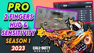 🔥Best Sensitivity Settings + No Recoil 2 Fingers Claw | Sensitivity Cod Mobile | CODM settings