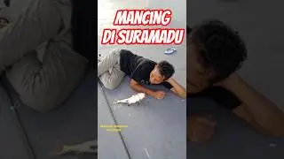 Mancing Di Pancang Jembatan Suramadu Surabaya