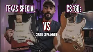 Fender CS '60s vs Texas Special (Pre-Wired) Sound Comparison