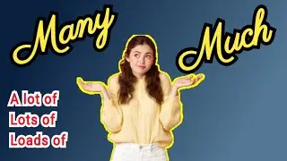 'MANY' vs 'MUCH' in English Grammar | English Class | Advanced English