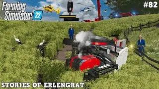 DRAMATIC SLOPE RESCUE - FIREFIGHTERS IN ACTION! 👨‍🚒🔥🚒💨 | Erlengrat | FS22 | Timelapse #82