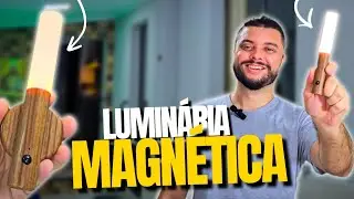 LUMINÁRIA POR INDUÇÃO INTELIGENTE - COM SENSOR DE PRESENÇA E COM BATERIA RECARREGÁVEL