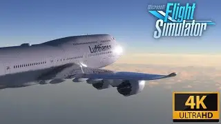 Lufthansa 747-8i Los Angeles to Frankfurt | Full Flight Microsoft Flight Simulator 2020