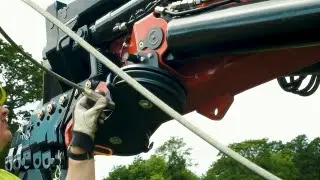How to rig up a hoist on your HMF crane