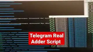 Telegram Private & Public Group Scraper Adder Script 2023