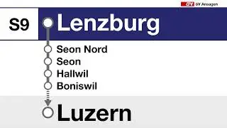 SBB Fragmente • S9 • Begrüssung Lenzburg – Luzern (Seon Nord)