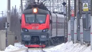 Электровоз ЭП20-064 с поездом № 046 Тамбов - Москва