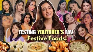 Eating *YouTubers Favourite* Festive Snacks!🥟😍🫶🏼| Aashi Adani