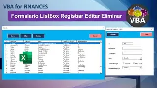 Formulario con ListBox Registrar Editar y Modificar con VBA Excel