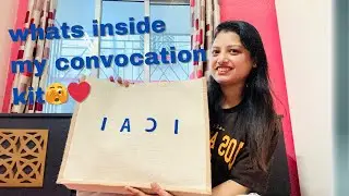 What’s inside my CA Convocation Kit😁❤️|| CA Convocation || CA