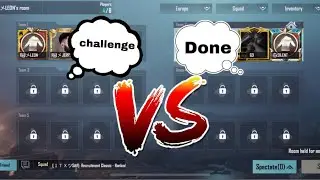 Random List friends challenge 😳 me for room 2v2 || PUBG MOBILE