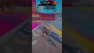 When you hit someone in Roller Champions…