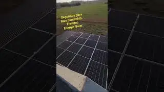 Sistema para casa sin red eléctrica. #energiasolar #growatt