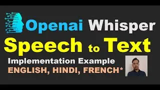 Open AI Speech to Text | Whisper Speech to Text | Python Speech to Text | Hindi Speech to Hindi Text