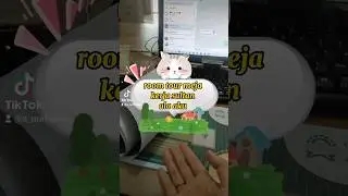 Room tour meja kerja sultan #roomtour #adayinmylife #tutorial