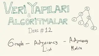 Graph, Adjaceny List, Adjaceny Matrix - Veri Yapıları ve Algoritmalar #13