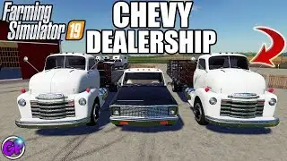 1948 CHEVY DEALERSHIP FARMING SIMULATOR 19 BUILDING A DEALERSHIP FS19 GAMEPLAY