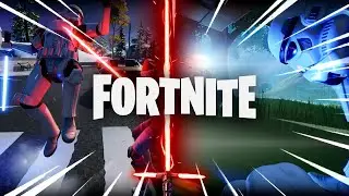 Играю джедаем в Fortnite - фортнайт
