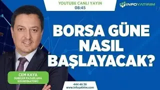 BORSA GÜNE NASIL BAŞLAYACAK? Cem Kaya Yorumluyor | İnfo Yatırım