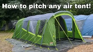 How to pitch almost ANY inflatable tent! #shorts