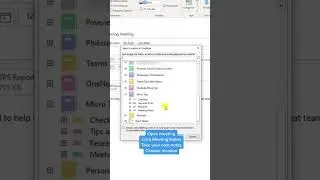 Outlook and OneNote for meeting notes