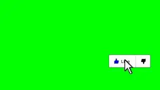 Green Screen Click Button Subscribe, Like, and share