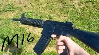 Винтовка М16А4 из картона|Как сделать